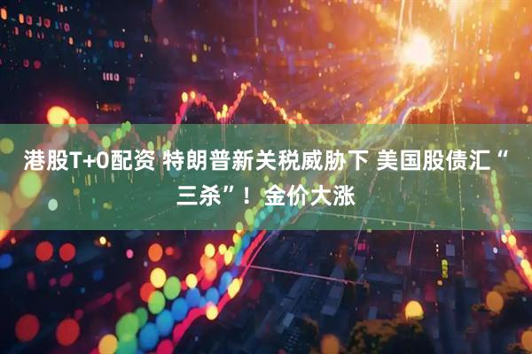 港股T+0配资 特朗普新关税威胁下 美国股债汇“三杀”！金价大涨